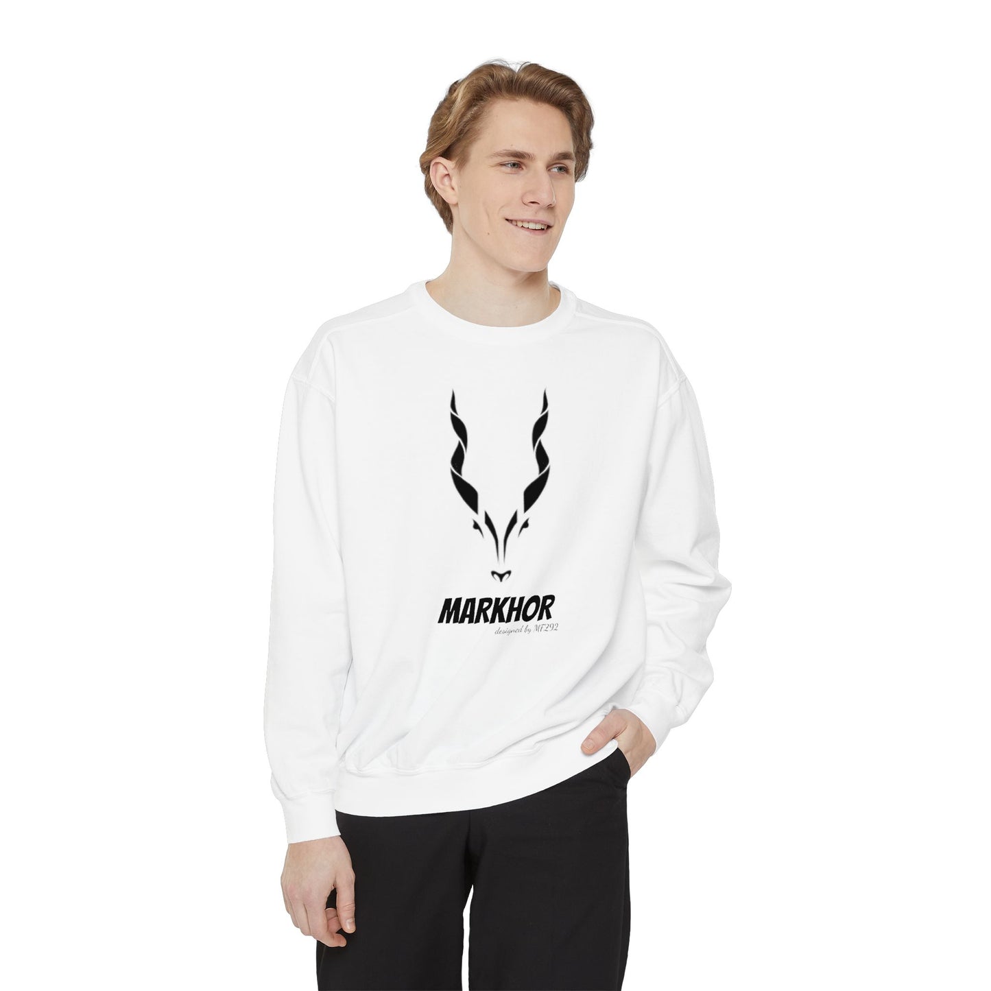 MARKHOR Designed by MFZ92 Unisex Garment-Dyed Sweatshirt